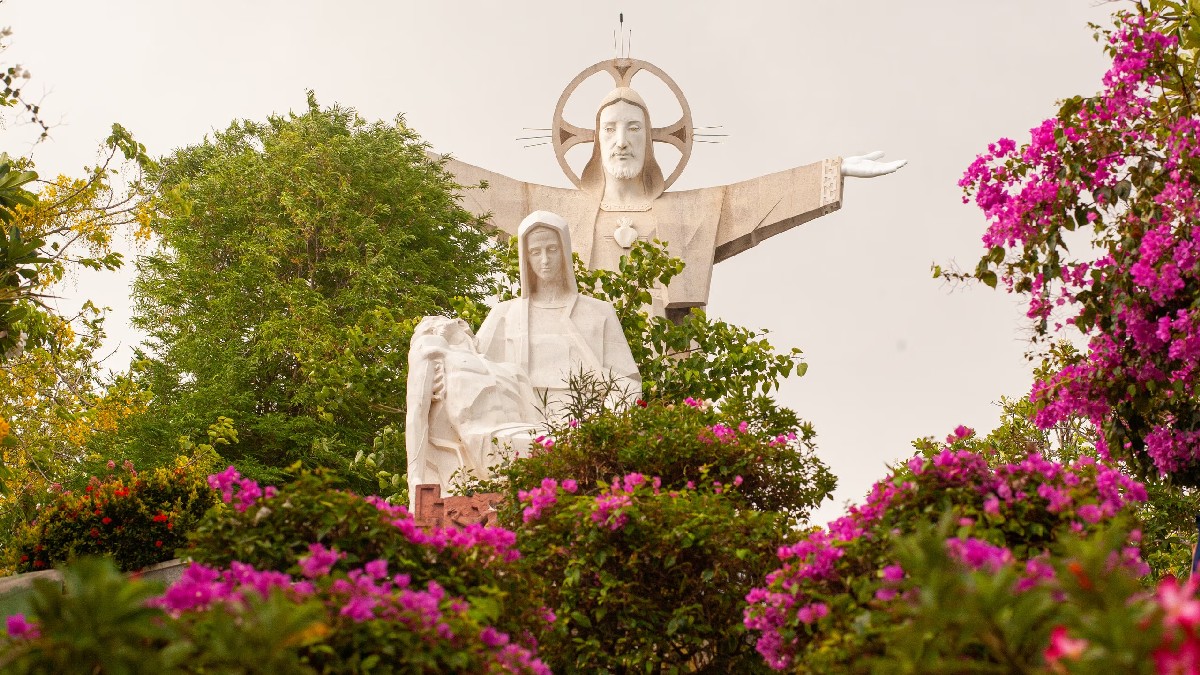 The Statue of Pieta nearby the Christ of Vung Tau