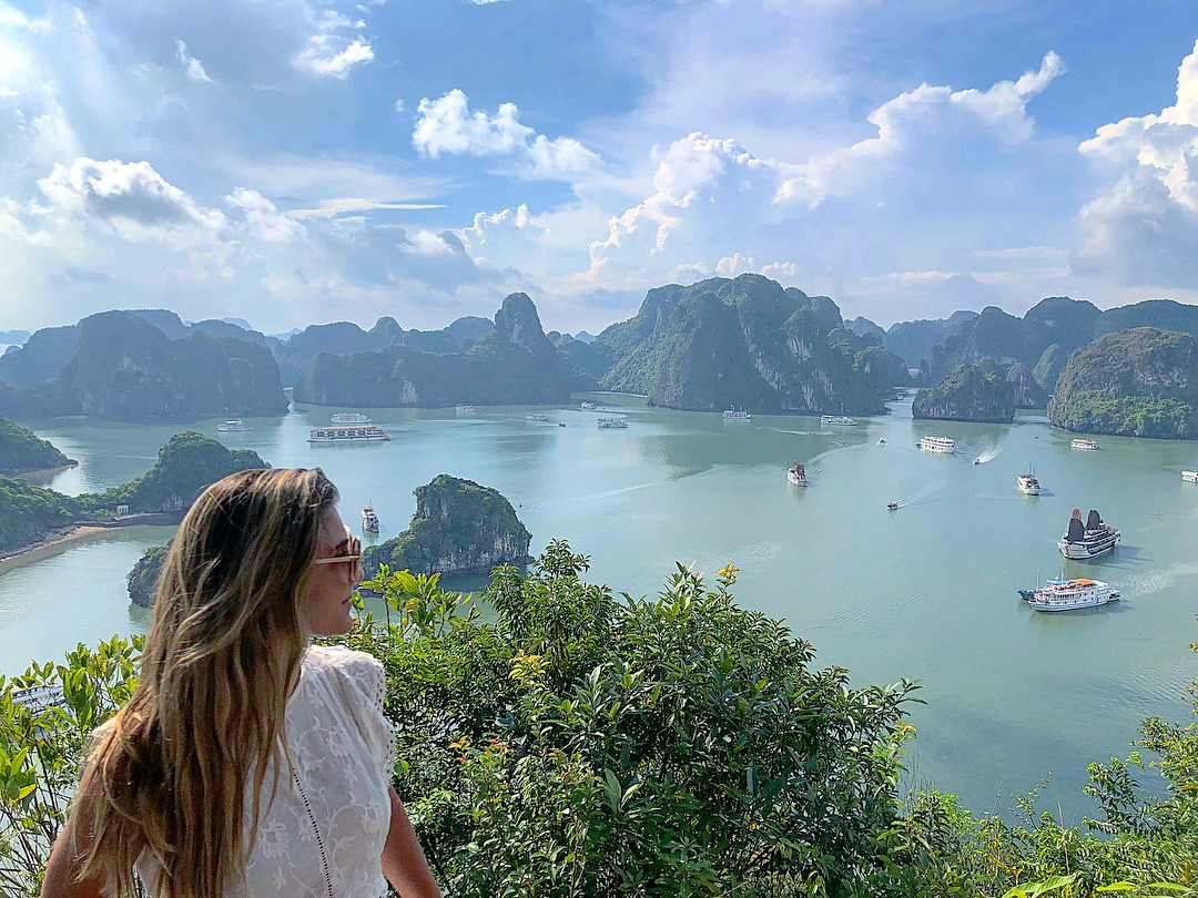 Halong Bay Day Trip Titov Peak offers breathtaking panoramic views of the bay for travelers