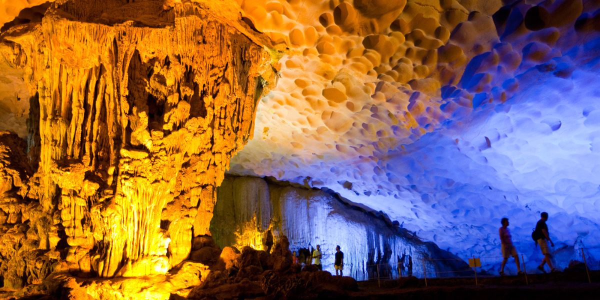 Sung Sot Cave There are plenty of things to explore this amazing cave in Halong Bay