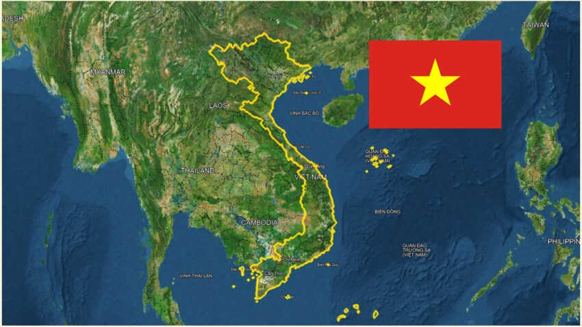 Interesting Facts about Vietnam - Vietnam has an S shape with long coastline