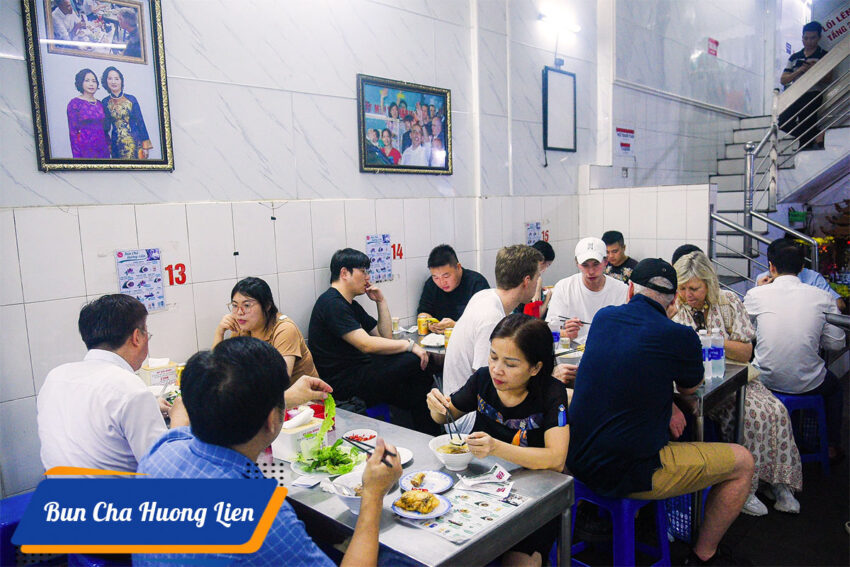 Largest Cities in Vietnam - Bun Cha Huong Lien (Hanoi)