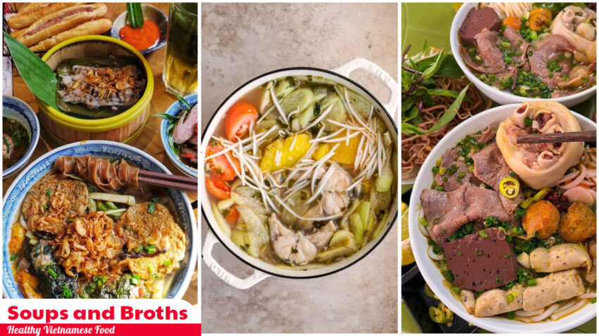 Healthy Vietnamese Food Traditional Soups and Broths