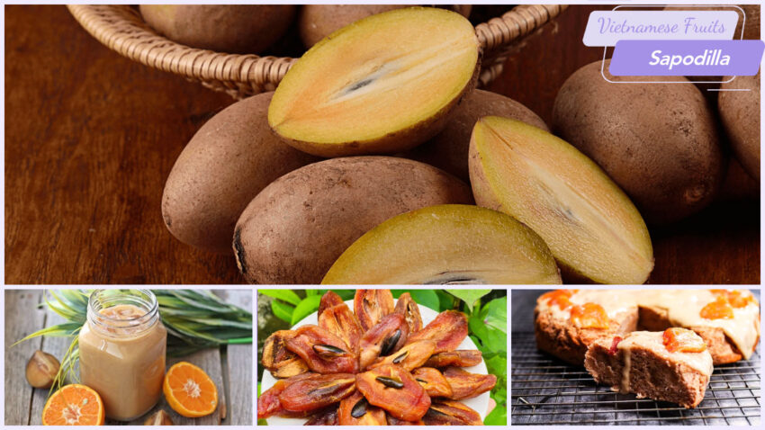 Vietnamese Fruits - Sapodilla