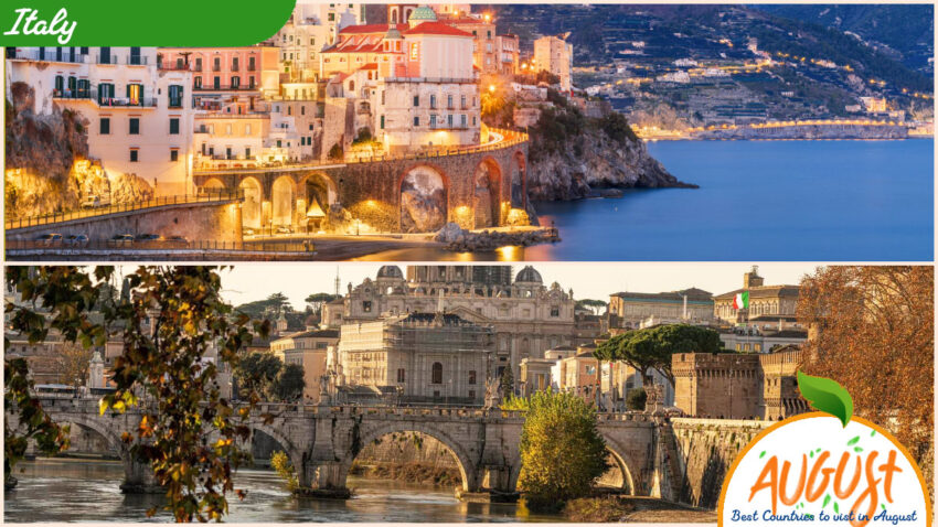 Best Countries to Visit in August - Italy