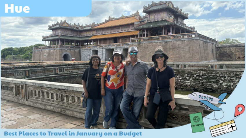 There are many activities for travelers in Hue, one of the best places to travel in January on a budget