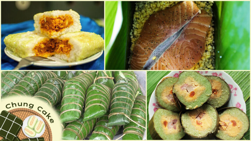 Chung Cake There are many version of Banh Chung across Vietnam