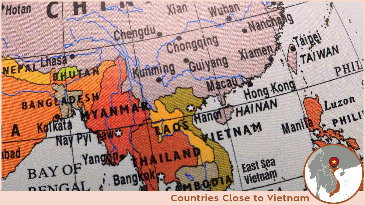 Vietnam shares its land borders with Laos, Cambodia, and China