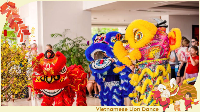 The lion in Vietnamese lion dance has special meaning in the culture