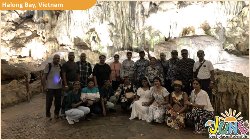 Best Places to Visit in June Exploring the caves in Halong Bay is a fantastic experience