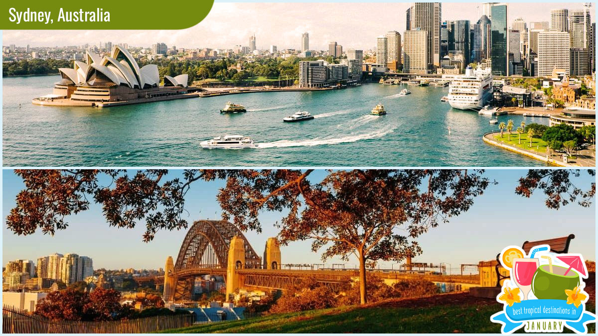 Best Tropical Destinations in January - Sydney, Australia