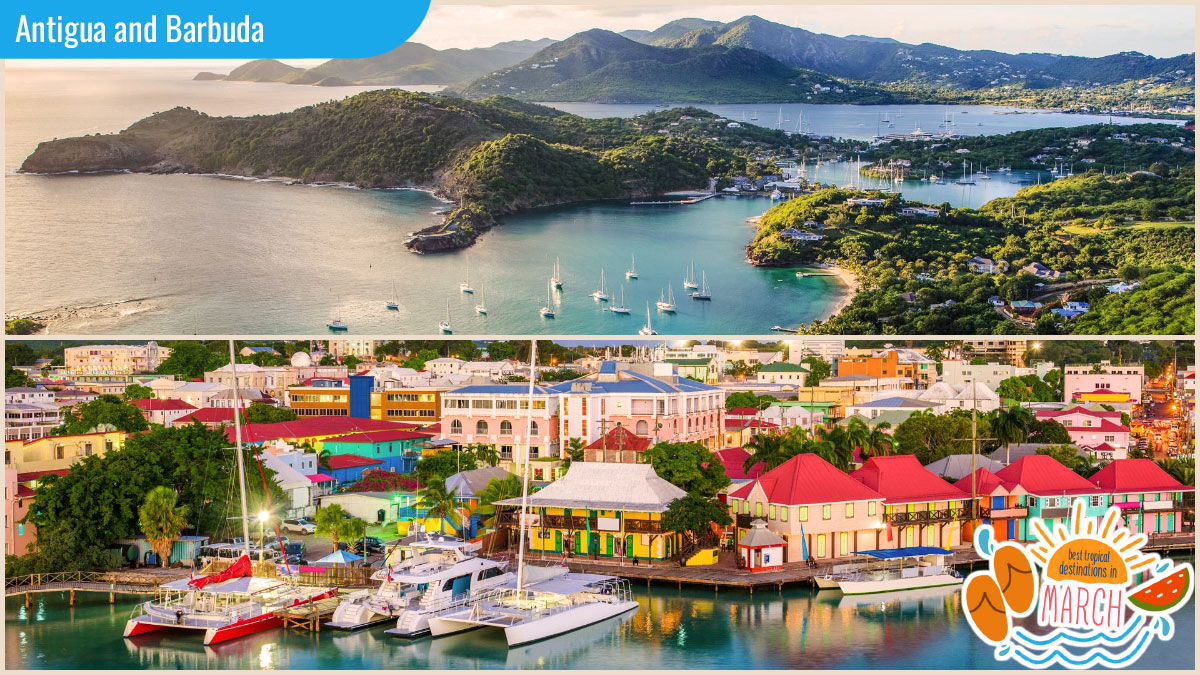 Best Tropical Destinations in March - Antigua and Barbuda