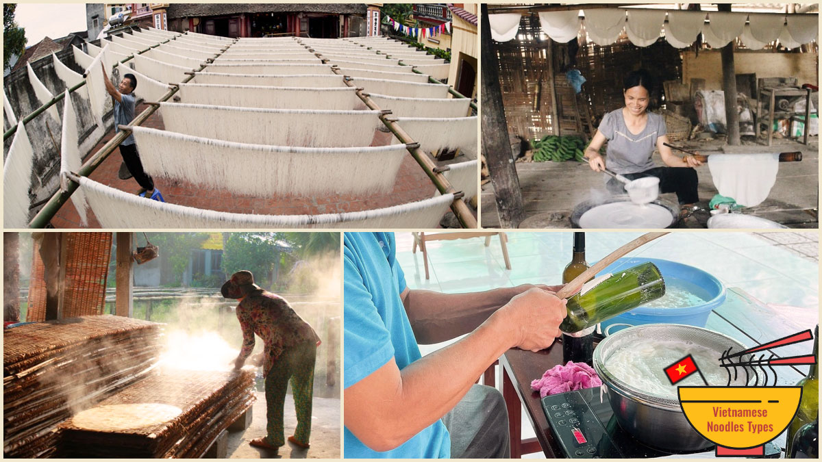 Each of Vietnamese Noodles Types is crafted in different ways