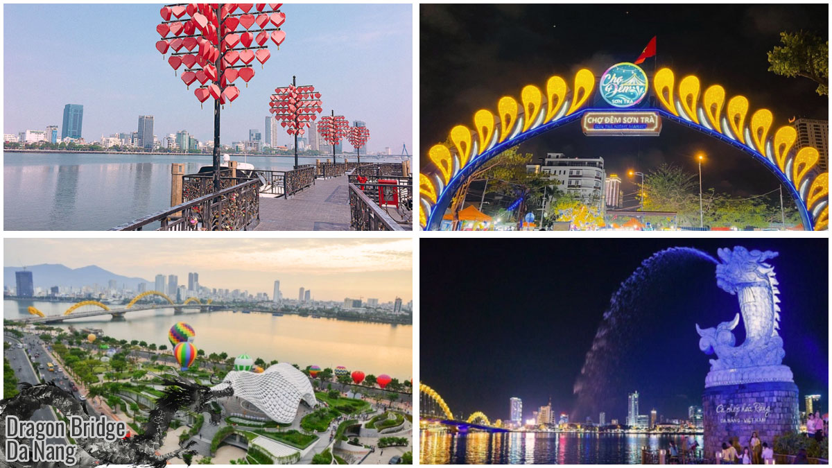 Enjoy vibrant nightlife near Dragon Bridge Da Nang