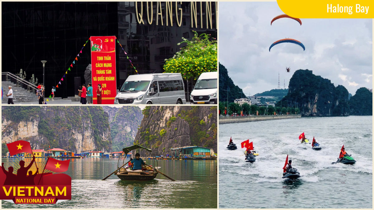 National Day in Vietnam in Halong Bay