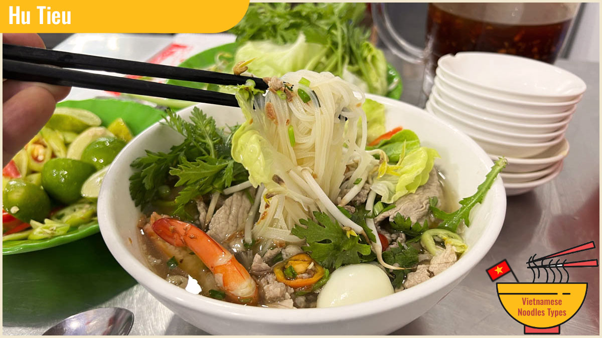 Vietnamese Noodles Types - Hu Tieu