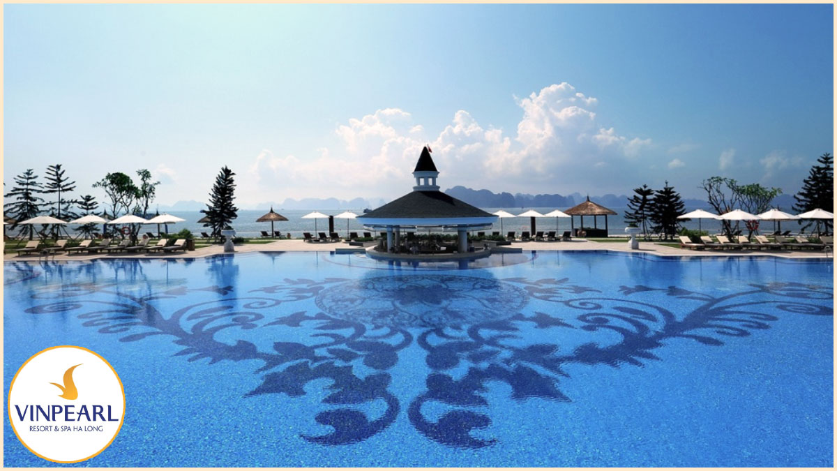 5-star swimming pool system at Vinpearl Halong Bay