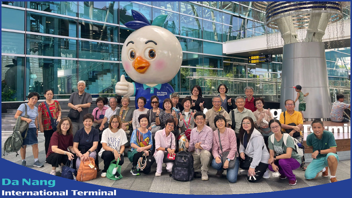 Airport Da Nang is centrally located in the city