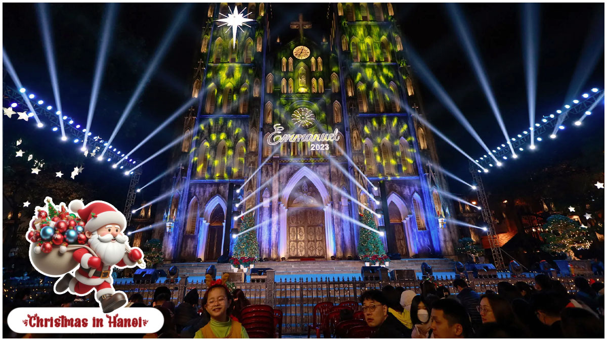 Christmas in Hanoi Thousands of Hanoians gather at St. Joseph's Cathedral on Christmas Eve