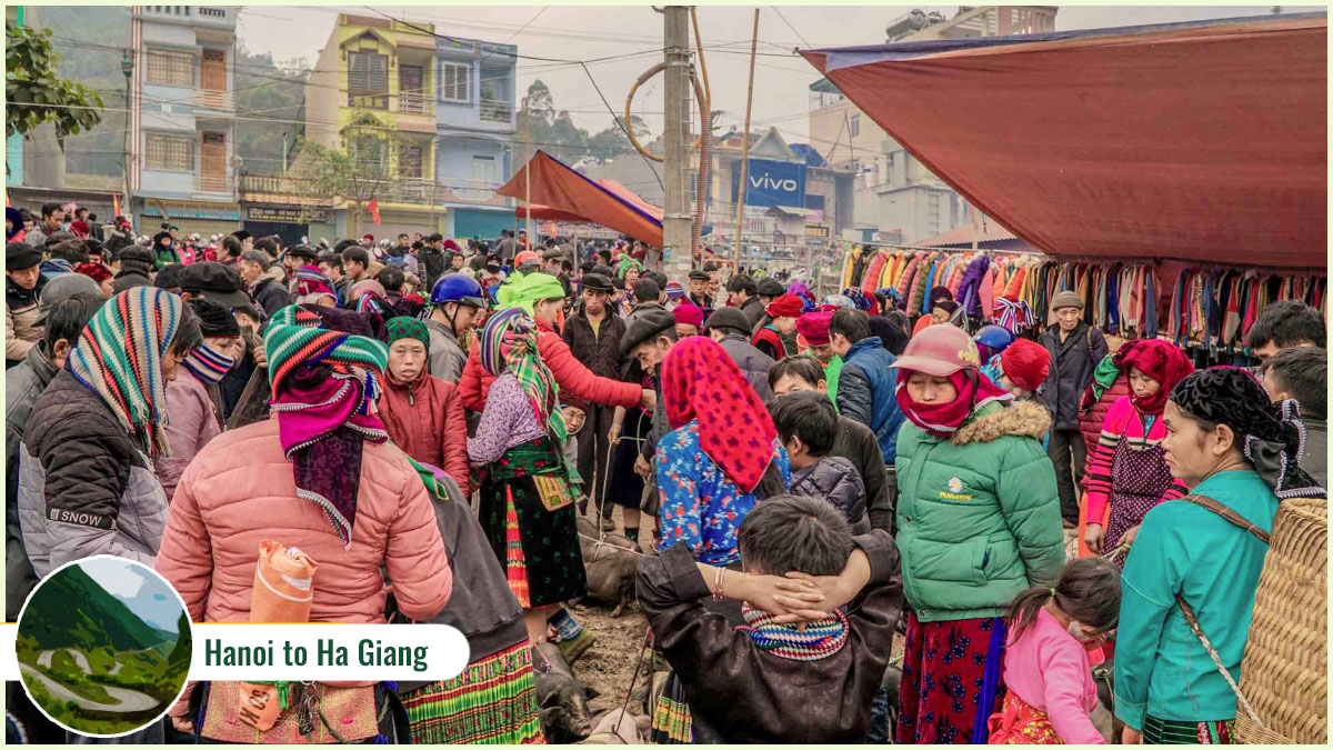 Experiences on a Hanoi to Ha Giang journey - Ha Giang Sunday Market