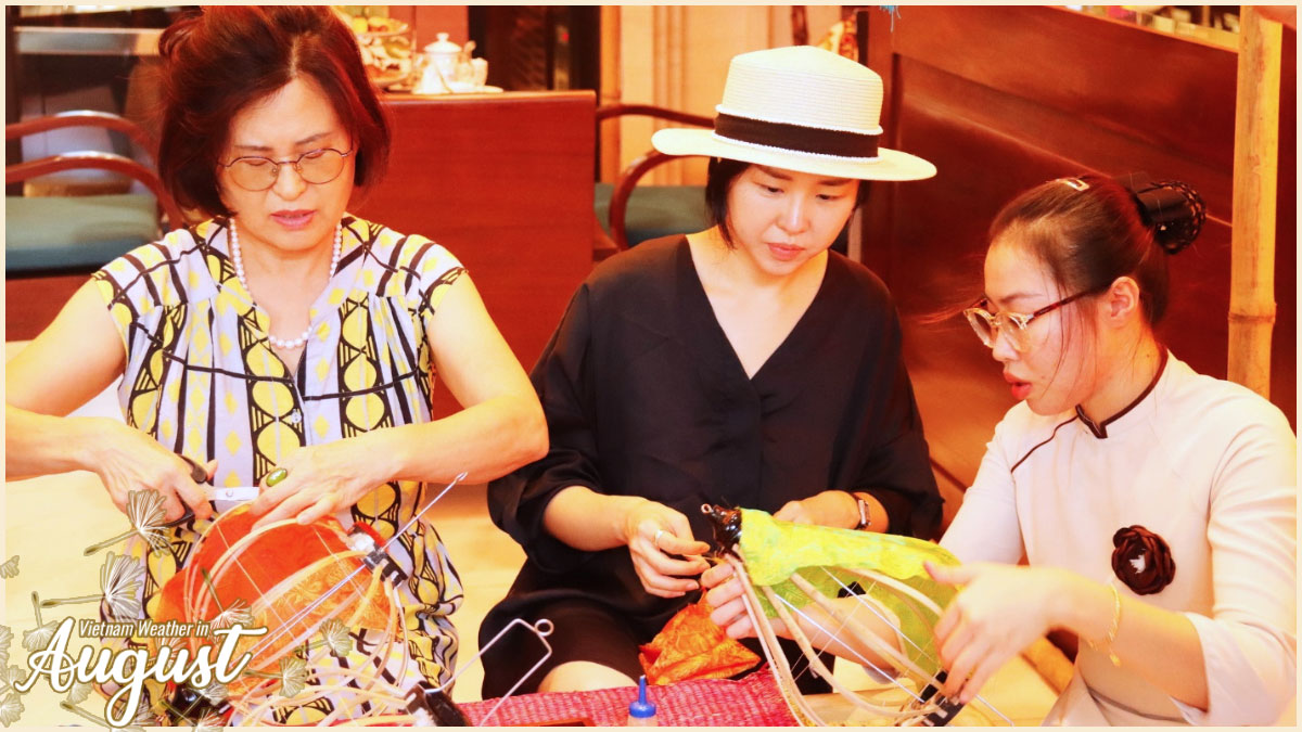 Festivals During Vietnam Weather in August - Lantern-making Class