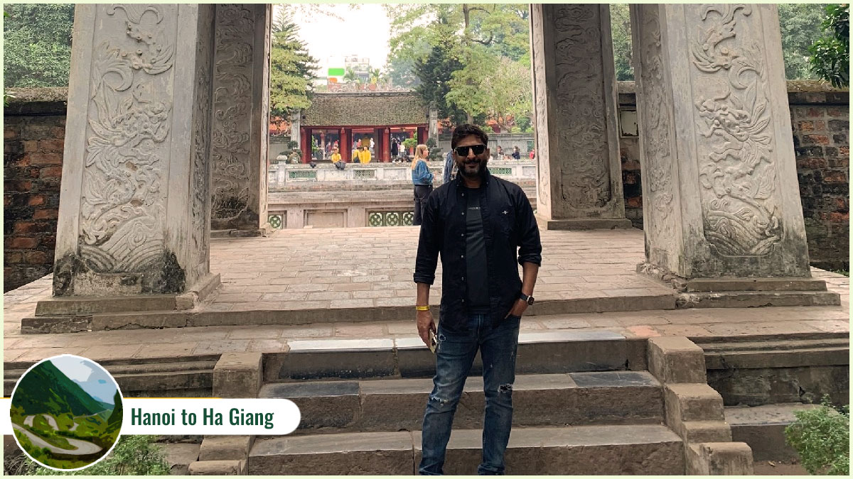 Places on a Hanoi to Ha Giang journey - Temple of Literature