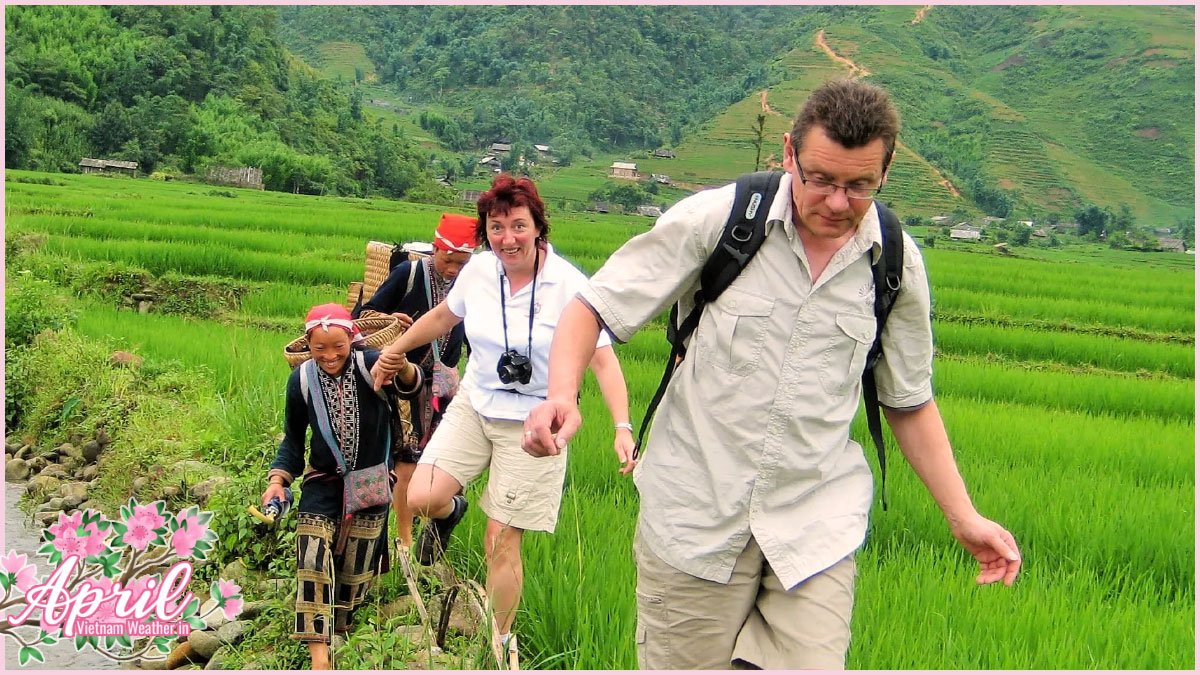 Pleasant Vietnam weather in April makes it ideal for Sapa trekking