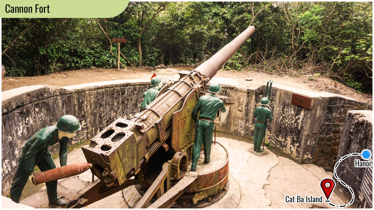 Spots Along Your Hanoi to Cat Ba Island Journey - Cannon Fort