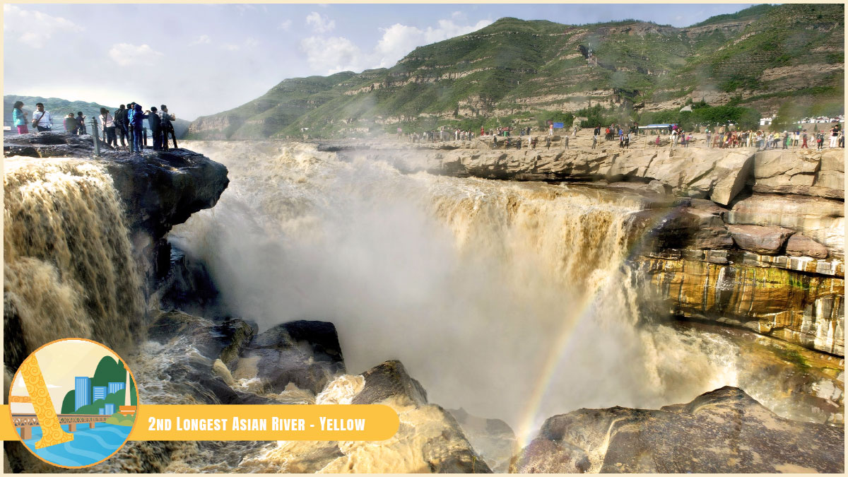 2nd longest Asian river - Yellow River