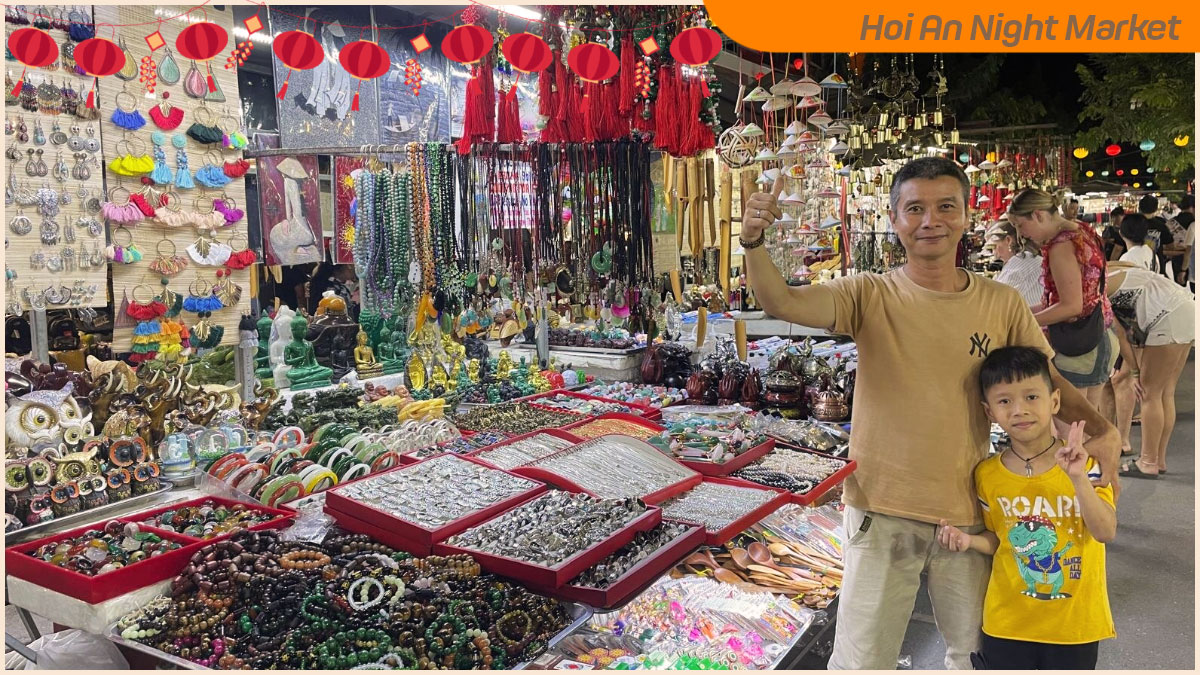 At Hoi An night market, you can discover countless unique items