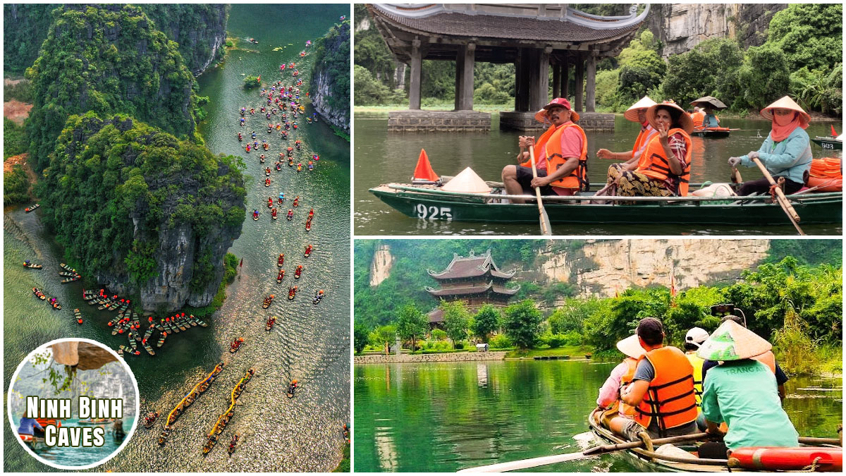 Boat Rides through Ninh Binh Caves