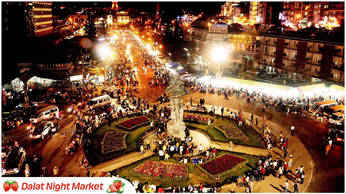 Dalat Night Market is a must-visit spot in Da Lat