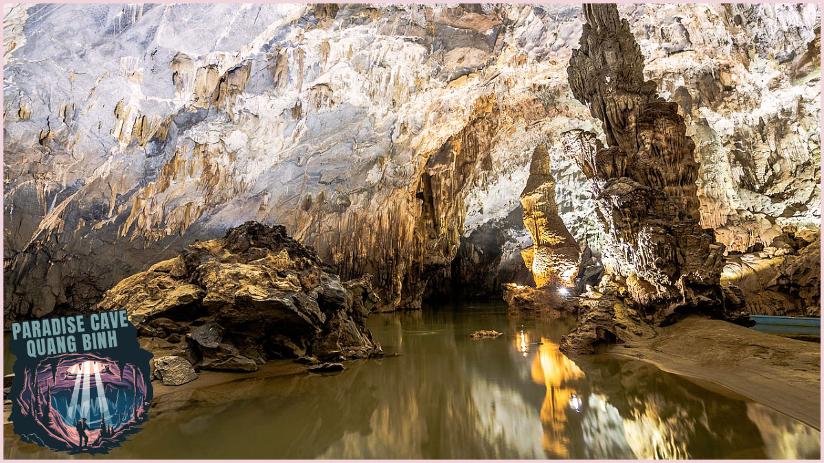 Discovering the Hidden Stream Inside Paradise Cave Quang Binh