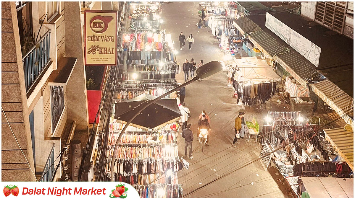 Fashion Alley in Dalat Night Market