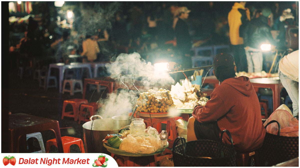 Food Street in Dalat Night Market