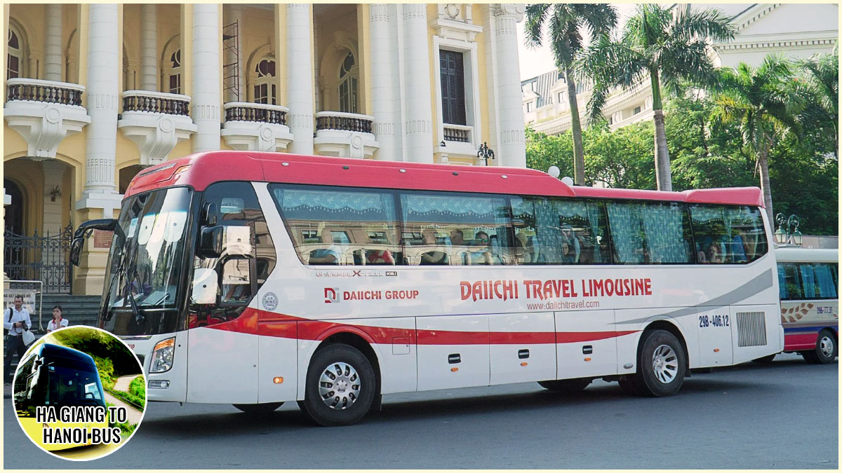 Ha Giang to Hanoi Bus Operators - Daiichi Travel