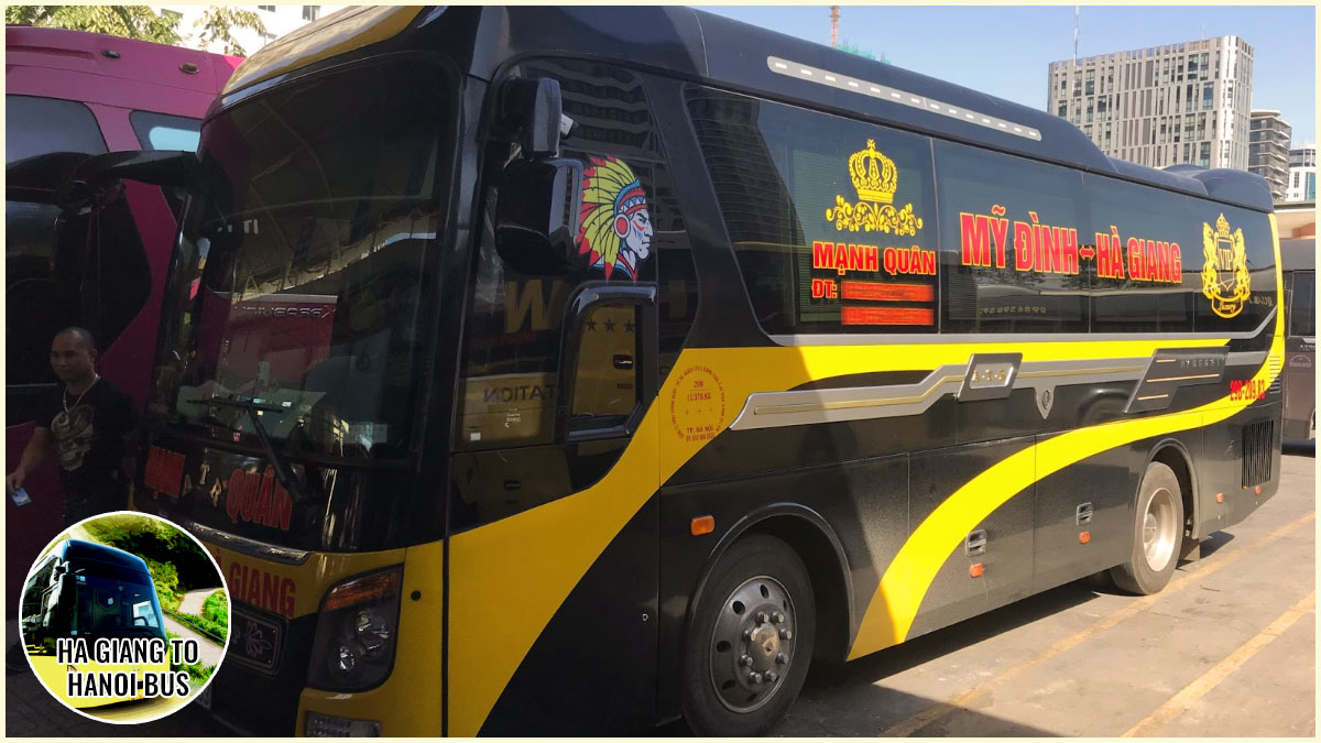 Ha Giang to Hanoi Bus Operators - Mạnh Quân