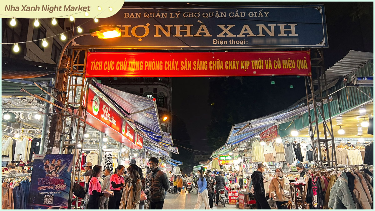 Ha Noi Night Market - Nha Xanh Night Market