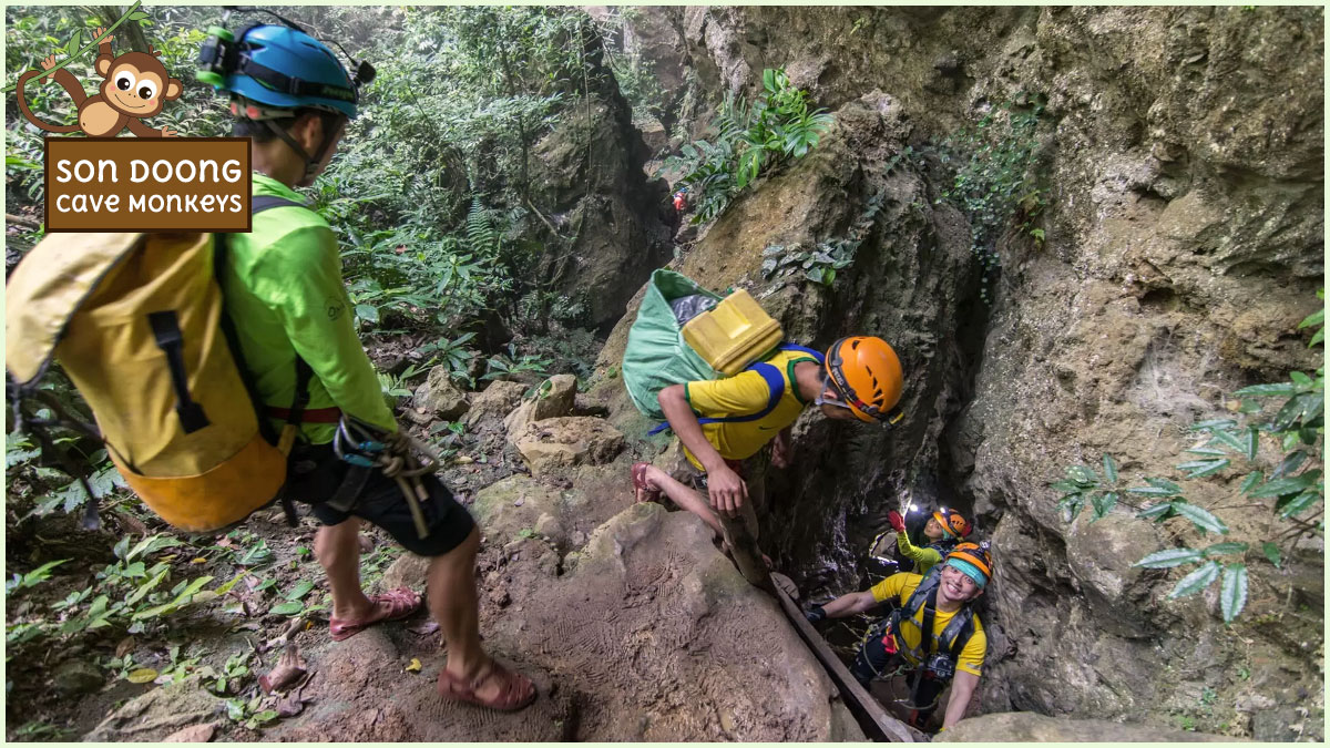 Hiking to See Son Doong Cave Monkeys