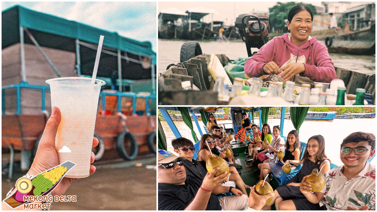 Must-Try Drinks at Mekong Delta Market