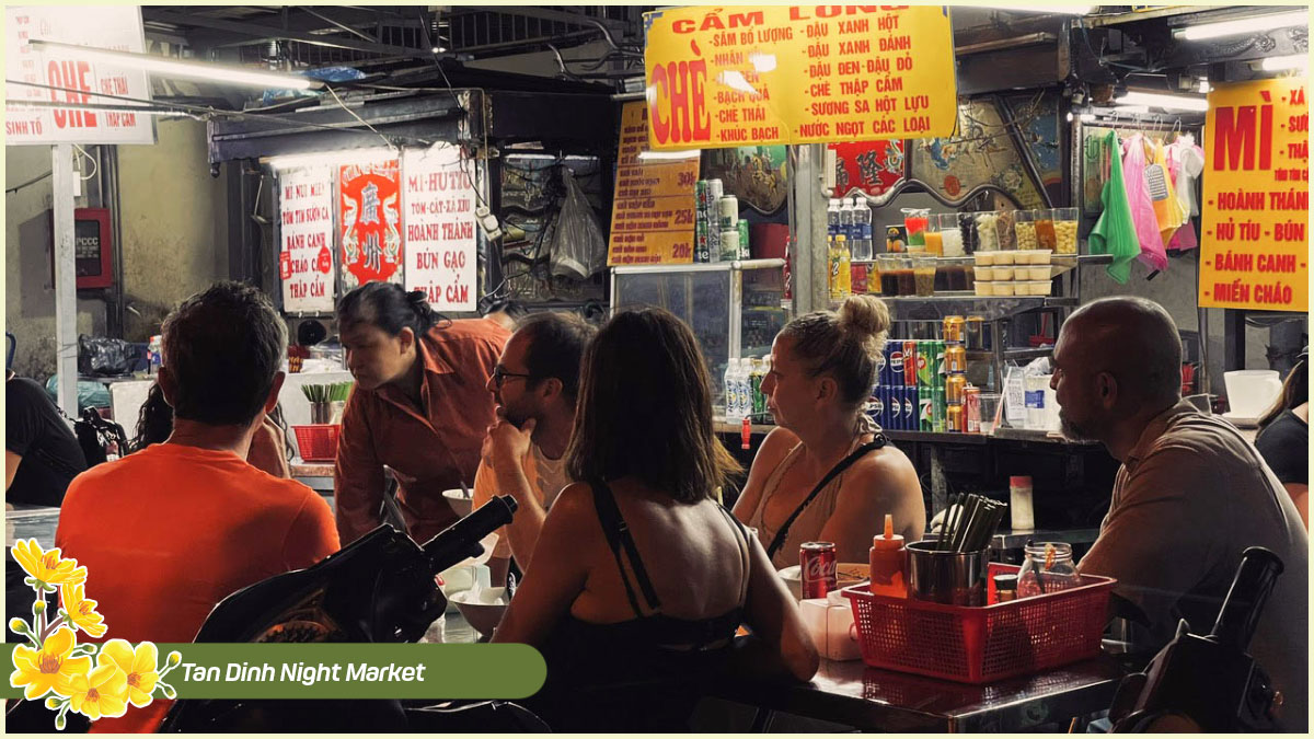 Night Market in Ho Chi Minh City - Tan Dinh Night Market