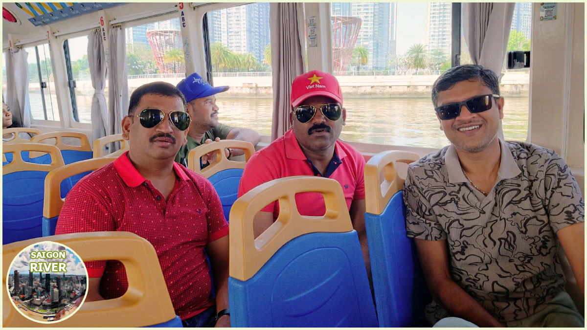 Saigon River is idea for families and solo travelers