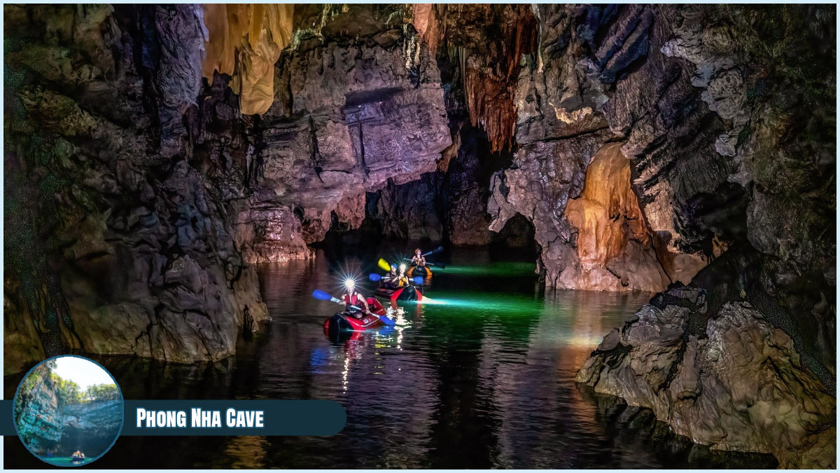 Stepping into Phong Nha Cave feels like entering a magical realm