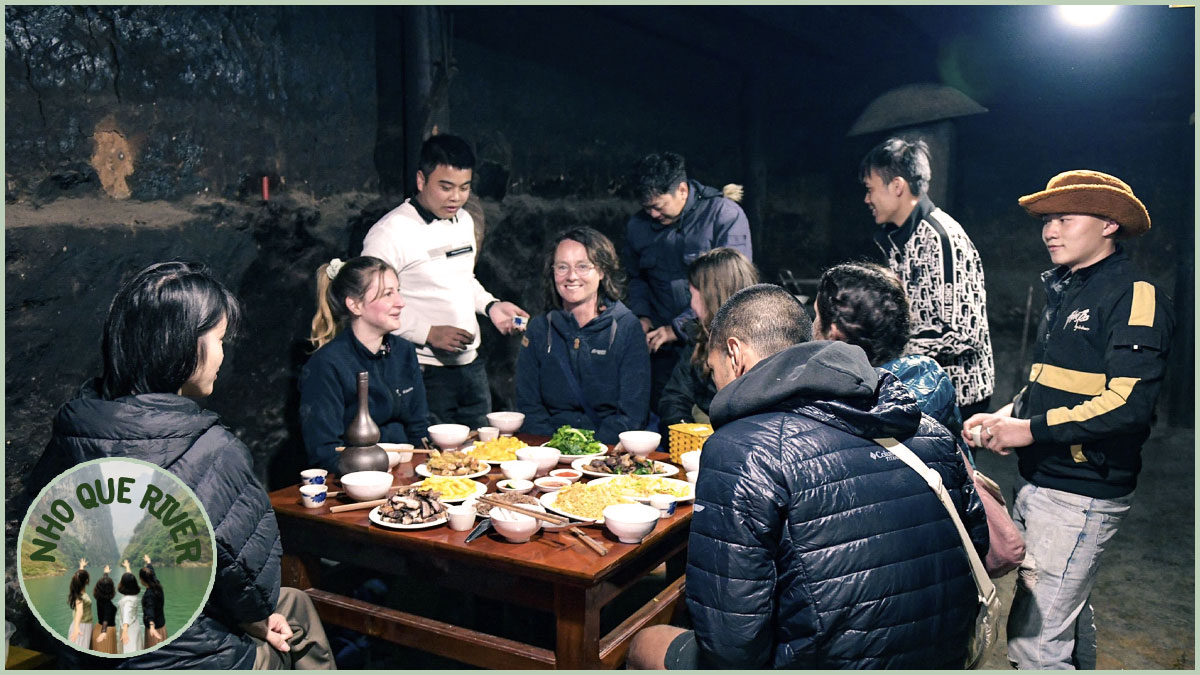 Traditional Cuisine Near Nho Que River