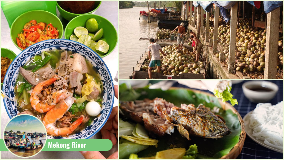 Traditional Cuisine along the Mekong River