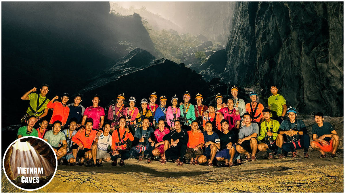 Trekking through Vietnam Caves