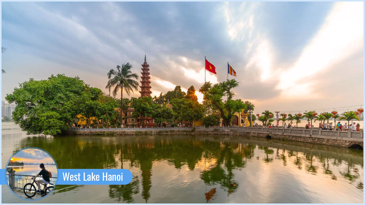 West Lake Hanoi Attractions - Tran Quoc Pagoda