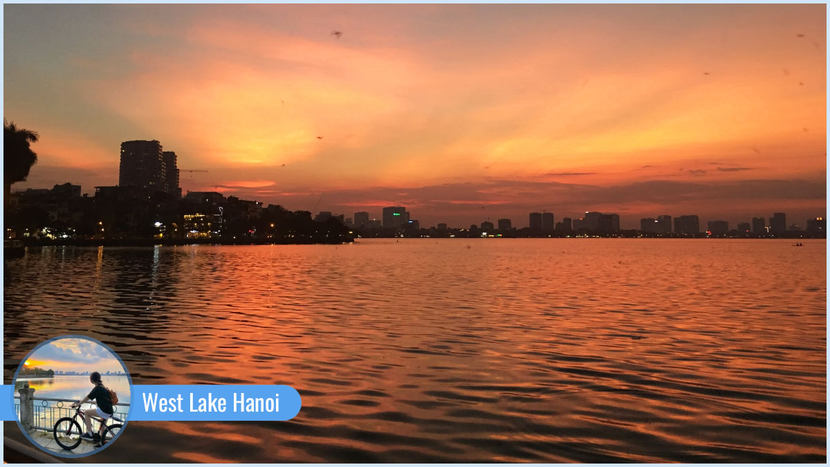 West Lake Hanoi captivates visitors due to its beauty and activities