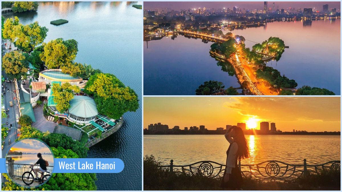 West Lake Hanoi is the largest lake in Vietnam’s capital