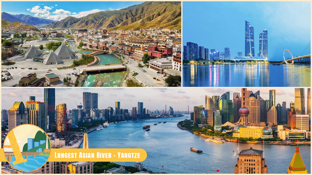 Yangtze, the longest Asian river, has played a pivotal role in shaping China's major urban centers