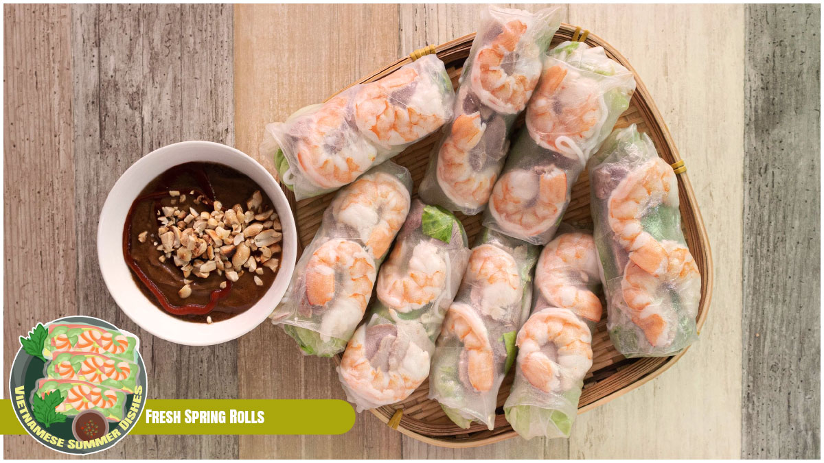 Vietnamese Summer Dishes - Fresh Spring Rolls